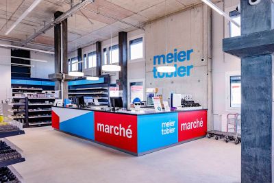 Im Handelsgeschäft verfügt Meier Tobler, dank seiner gesamtschweizerischen Präsenz mit 47 Marchés und einer erstklassigen Logistik, über eine führende Marktstellung.
