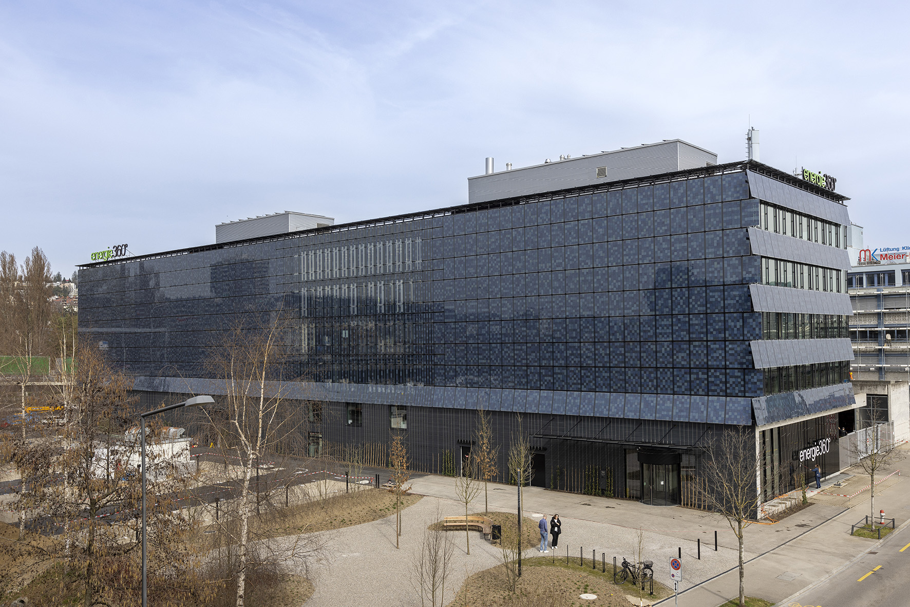 Der Hauptsitz des Energieversorgungsunternehmens Energie 360° Der Hauptsitz des Energieversorgungsunternehmens Energie 360°