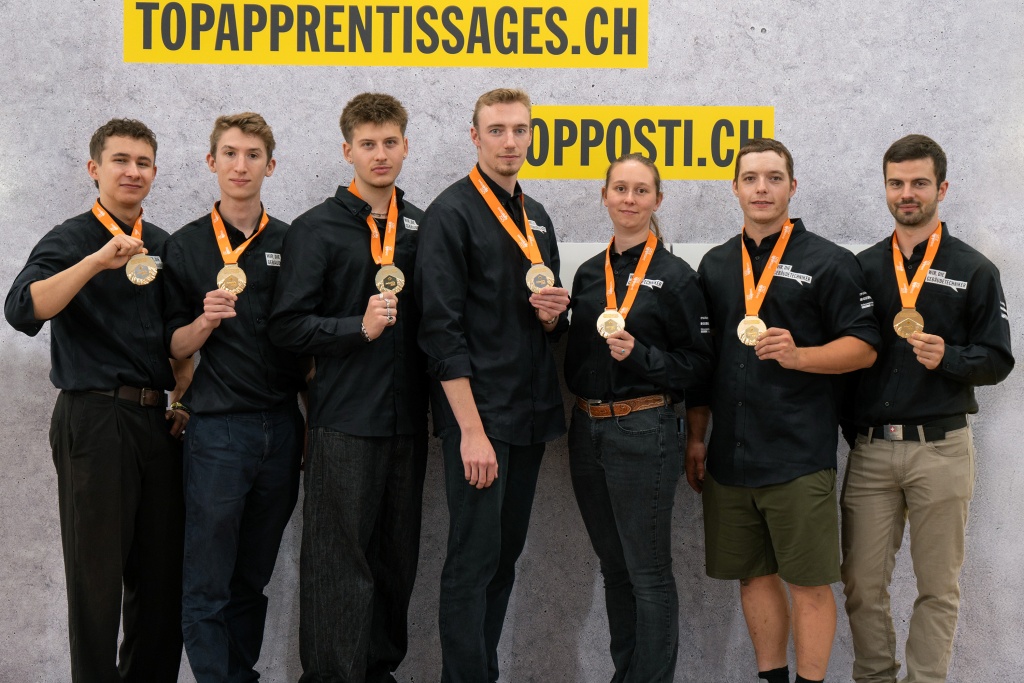 Die neuen Schweizermeister:innen in den Gebäudetechnik-Disziplinen an den Swiss Skills Die neuen Schweizermeister/innen in den Gebäudetechnik-Disziplinen an den Swiss Skills