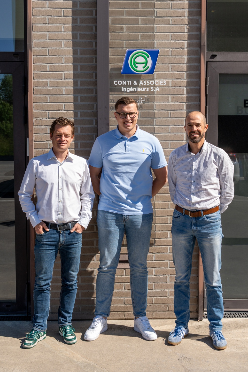 Adnan Hurtic, zusammen mit Yann Grandjean und Christophe Lacaste Adnan Hurtic, zusammen mit Yann Grandjean und Christophe Lacaste